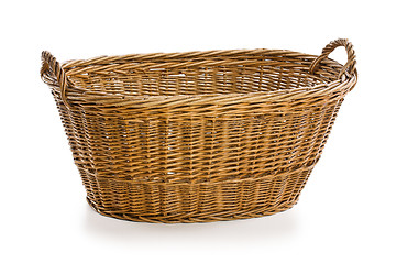 Image showing empty wicker basket