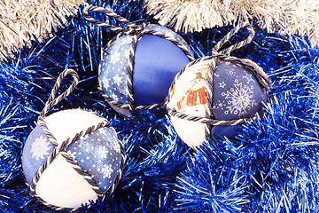 Image showing Handmade Christmas Balls