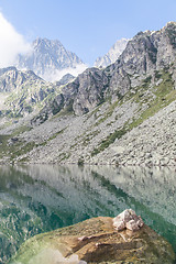 Image showing Alpine lake