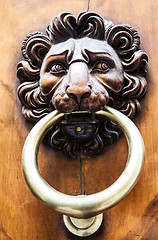 Image showing Lion Head Door Knocker