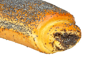 Image showing bun with poppy seeds