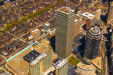 Image showing Boston Back Bay aerial