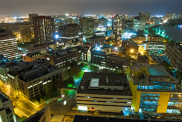 Image showing Cambridge Overcast Night Wide