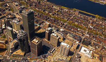 Image showing Boston Back Bay aerial