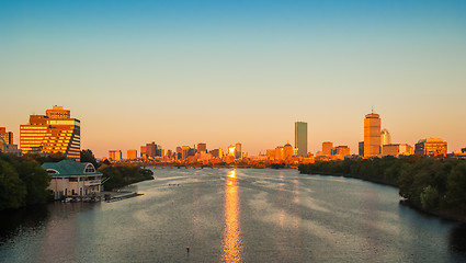 Image showing View of Boston, Cambridge, and the Charles River