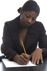Image showing black female executive