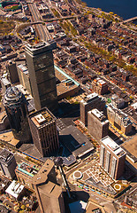 Image showing Boston Back Bay aerial