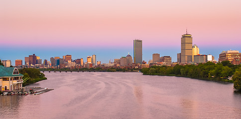 Image showing View of Boston, Cambridge, and the Charles River