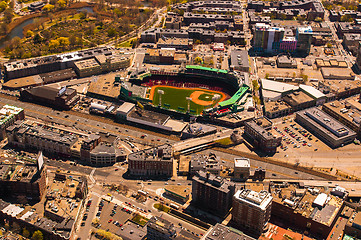 Image showing Fenway Park aerial