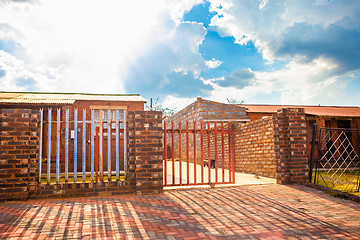Image showing House with driveway gate, Soweto
