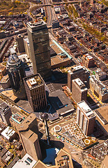 Image showing Boston Back Bay aerial