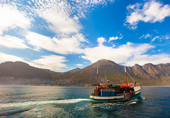 Image showing Fishing boat, Hout Bay