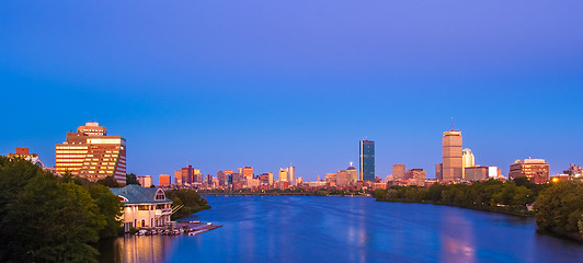 Image showing View of Boston, Cambridge, and the Charles River