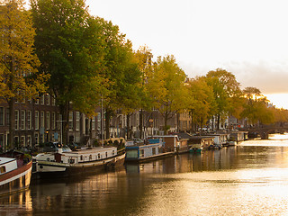 Image showing Amsterdam canal