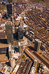 Image showing Boston Back Bay aerial