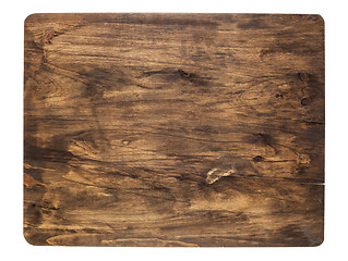 Image showing rustic cutting board