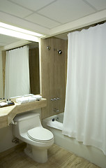 Image showing hotel bathroom