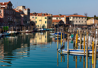 Image showing Small Port in Venice