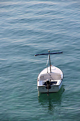 Image showing Sea and boat, Croatia