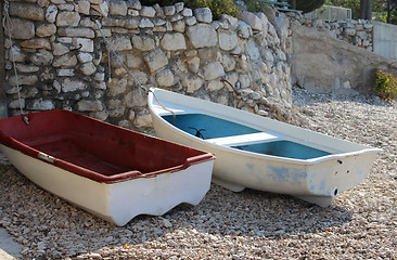Image showing Typical Croatian boats