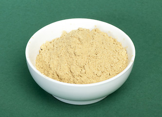 Image showing Powdered ginger in a bowl