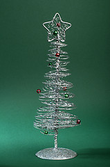 Image showing Silver Christmas tree