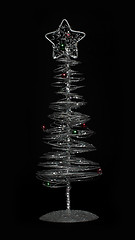 Image showing Silver Christmas tree