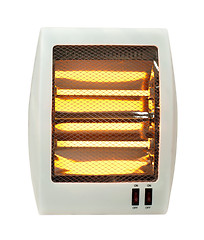 Image showing Electric heater white isolated