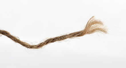 Image showing Torn rope