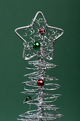 Image showing Silver Christmas tree