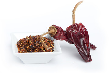 Image showing Coarsely ground red pepper