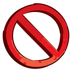 Image showing Restricted symbol