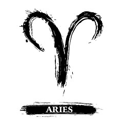 Image showing Aries symbol