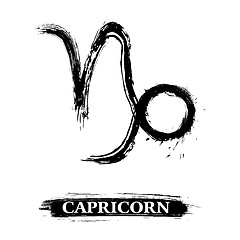 Image showing Capricorn symbol