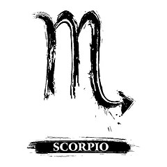 Image showing Scorpio symbol