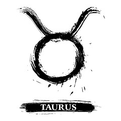 Image showing Taurus symbol