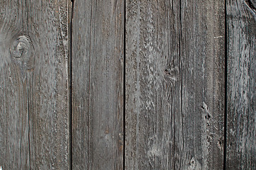 Image showing Black weathered wood