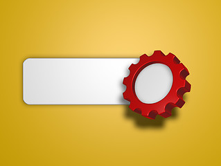 Image showing gear wheel banner