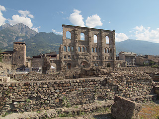 Image showing Roman Theatre Aosta