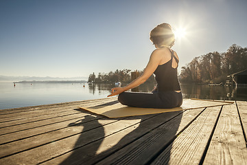 Image showing yoga woman