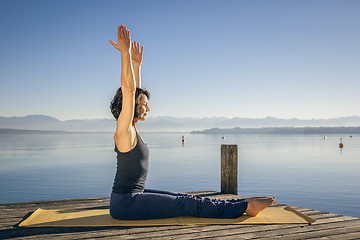 Image showing yoga woman