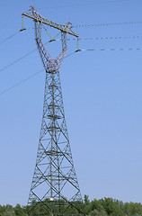 Image showing Power transmission pole