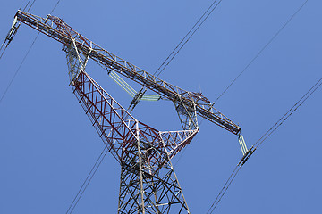 Image showing Power transmission pole