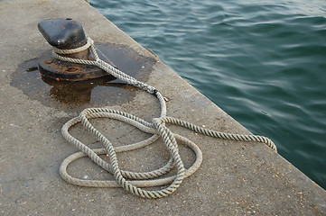 Image showing Mooring Rope