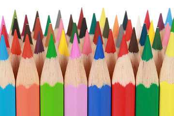 Image showing Collection of colored pencils