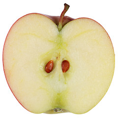 Image showing Sliced red apple