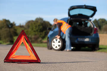 Image showing Tire change