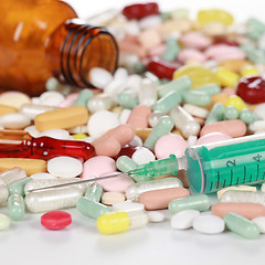 Image showing Collection of prescription drugs