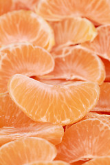 Image showing Peeled tangerines