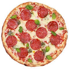 Image showing Pizza Salami